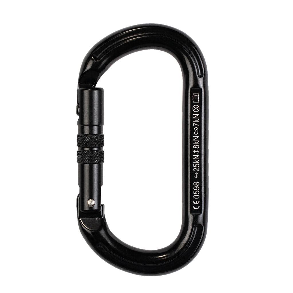 Miniatura Mosquetón Oval K Carabiner - Color: Negro