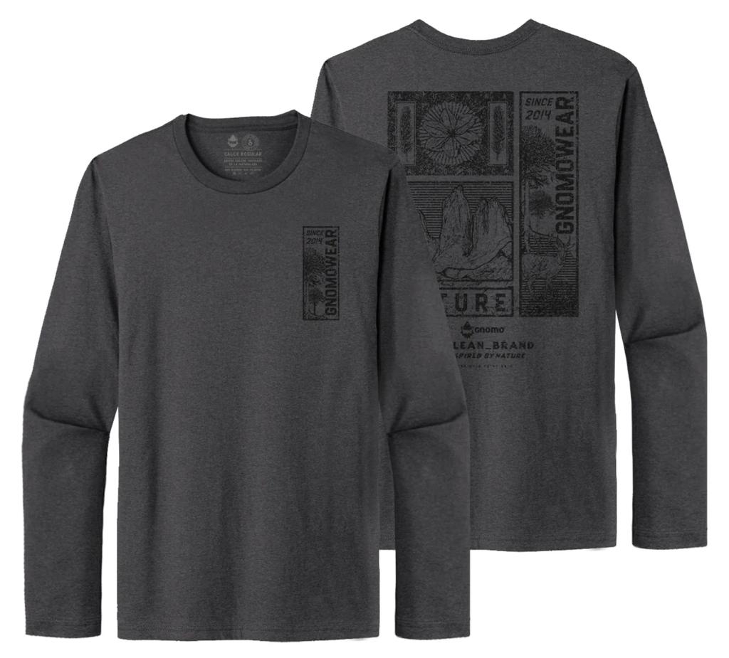 Polera Eco M-5 Manga Larga Hombre - Talla: L, Color: Charcoal