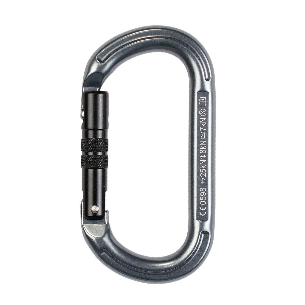Miniatura Mosquetón Oval K Carabiner - Color: Gris