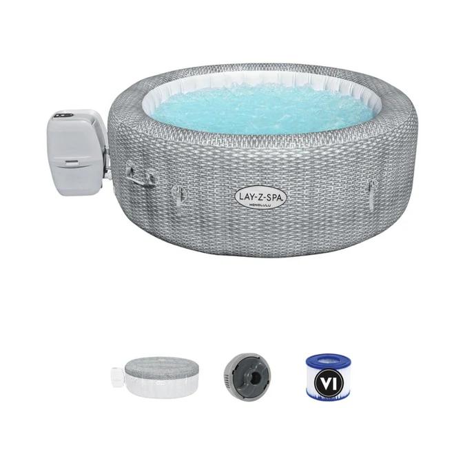 Miniatura Hot Tub Spa Jacuzzi Inflable Honolulu 6 Personas -