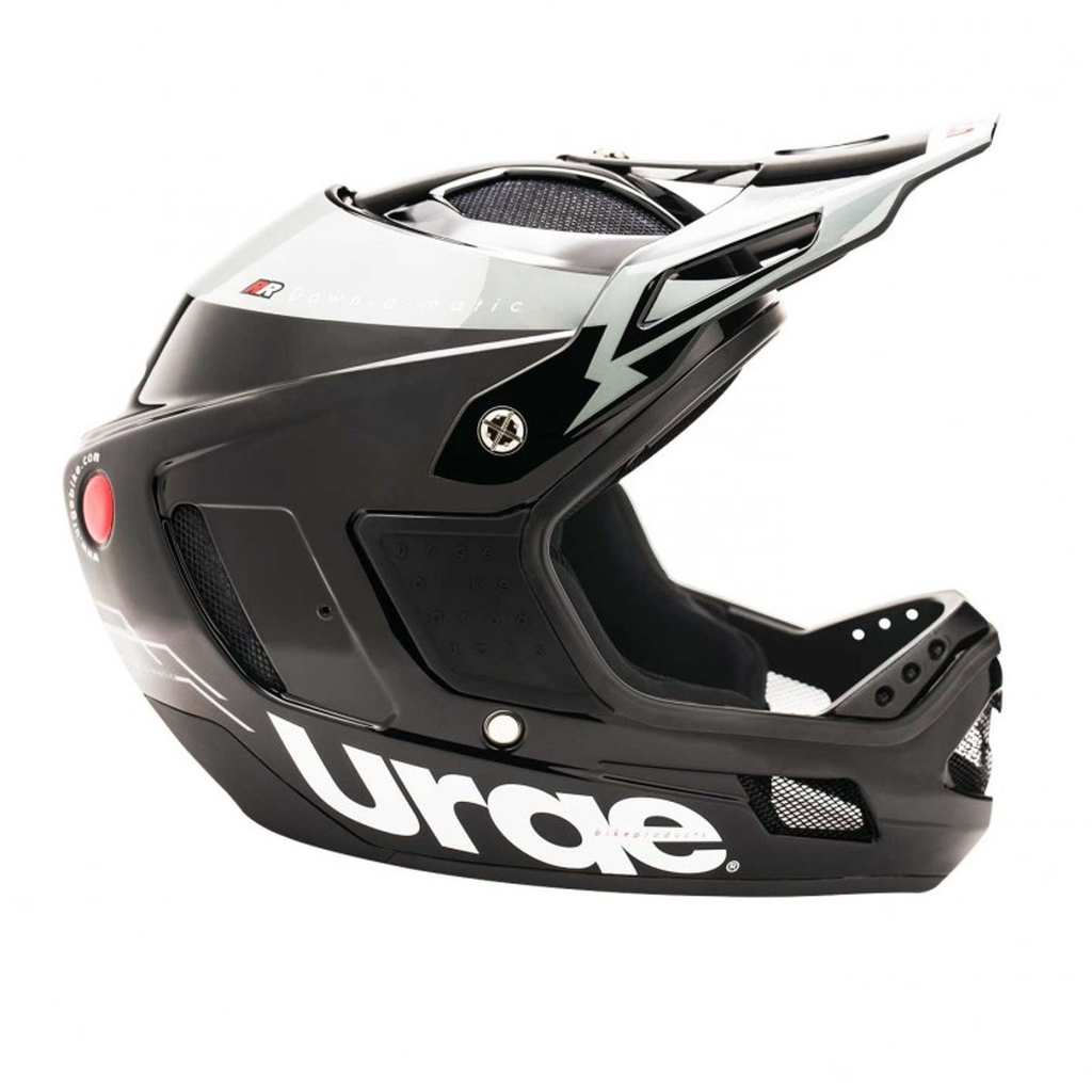 Miniatura Casco Urge Down O-Matic RR  - Color: Neg/Argent/Bla