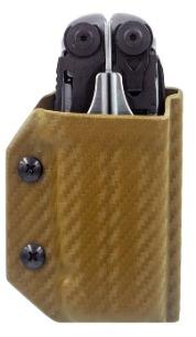 Miniatura Funda de Kydex para Leatherman Surge - Color: Carbón Marrón