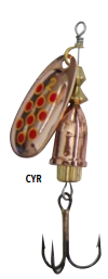 Miniatura Spinner Falcon Claw Viblex V1 - Color: CYR