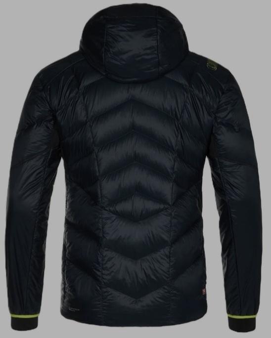 Miniatura Aiguille Down Jkt Hombre - Color: Black/ Lime Punch