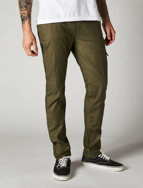 Pantalon Hombre Lifestyle Essex Slim Elastico - Color: Verde