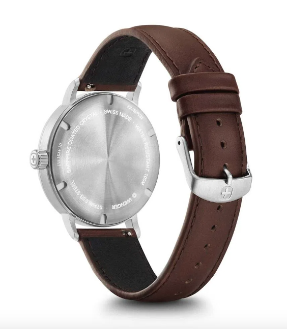 Miniatura Reloj Urban Classic Dial Plata 40 Mm - Color: Cafe