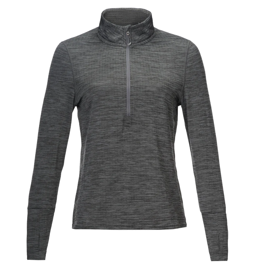 Poleron Mujer Just Move Nano-F 14 Zip - Color: Grafito