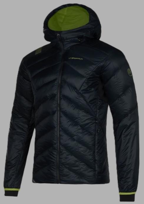 Miniatura Aiguille Down Jkt Hombre - Color: Black/ Lime Punch