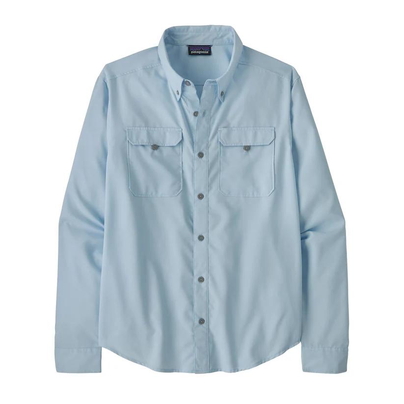 Camisa De Manga Larga Hombre Long-Sleeved Sol Patrol Shirt - Color: Azul Claro