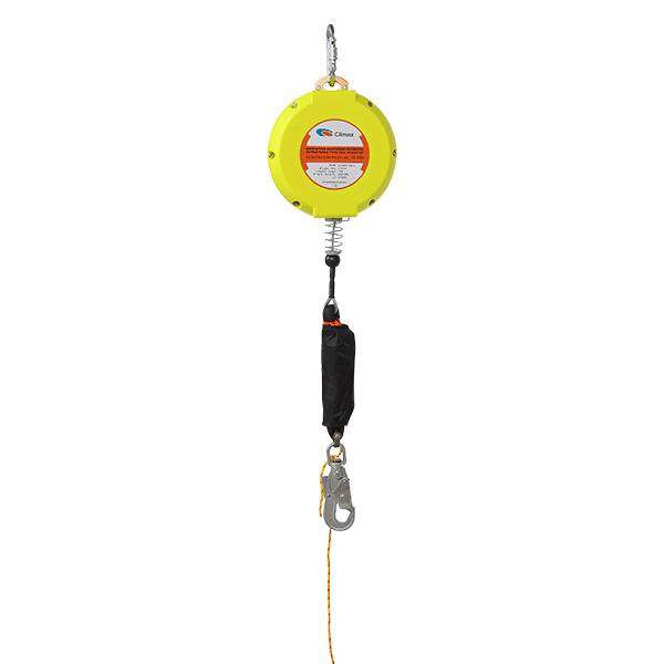 Retráctil Anticaída de cable de acero 6M para uso vertical y horizontal 