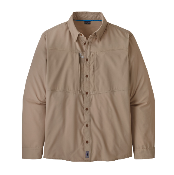 Camisa De Manga Larga Hombre Long-Sleeved Sol Patrol Shirt - Color: Cafe