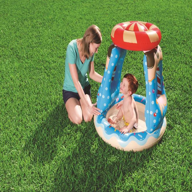 Piscina Inflable Techo Para Bebés 91cm x 89cm -