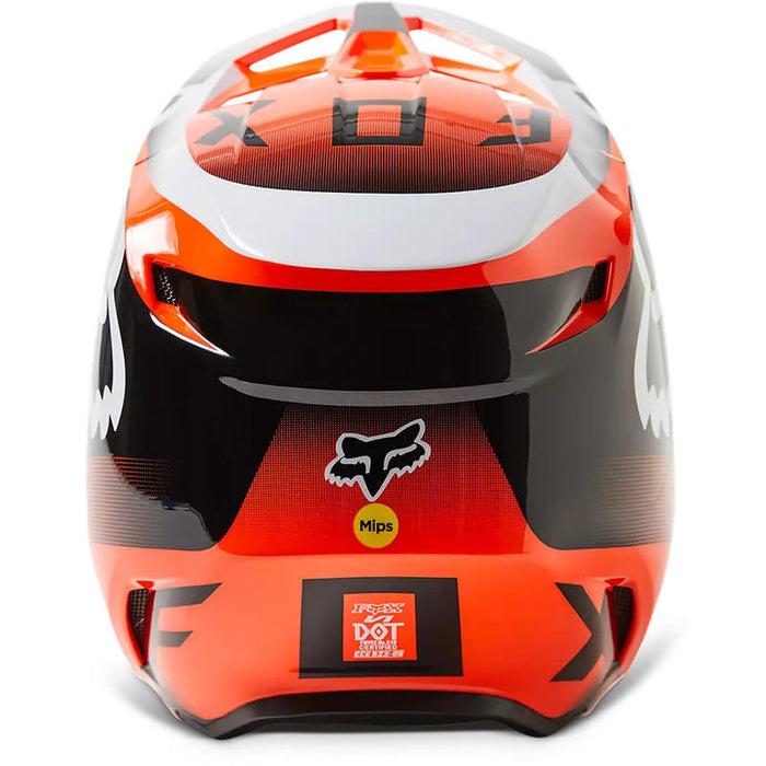 Miniatura Casco Moto V1 Leed - Color: Naranja