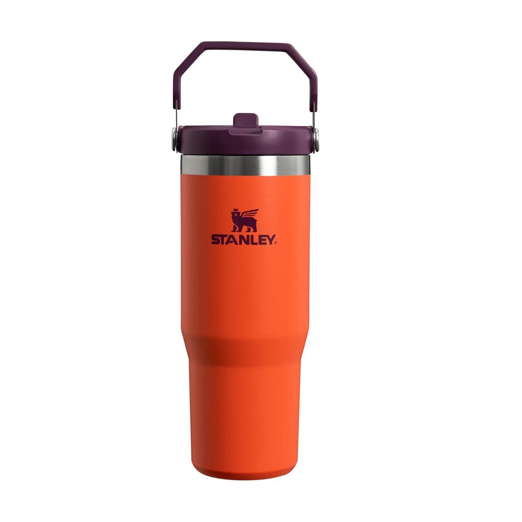 Miniatura Botella Térmica Flip Straw | 887 ml - Color: Naranja,Marrón
