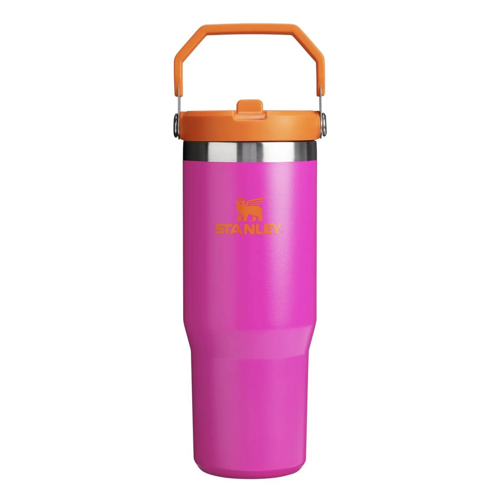 Miniatura Botella Térmica Flip Straw | 887 ml - Color: Fucsia,Naranja