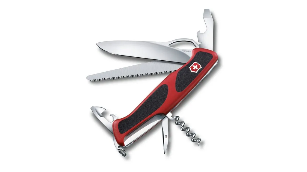 Navaja Ranger Grip 56 - 130 mm 12 Fun - Color: Rojo/Negro