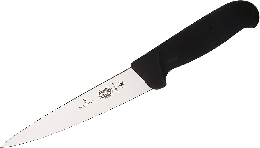 Cuchicllo Picar Punta Centrada Fibrox  14 cm