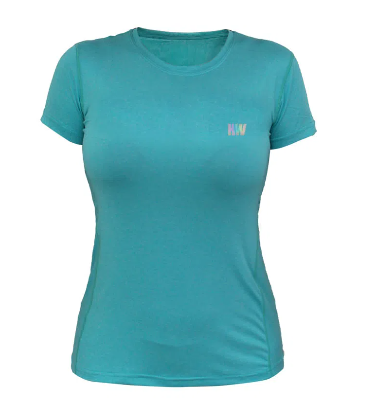 Miniatura Polera Mujer Manga Corta Dry Fit - Color: Turquesa