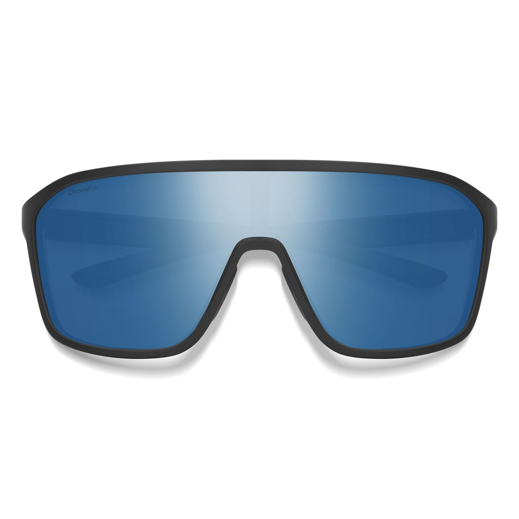 Miniatura Lente Smith Boomtown Matte Black CP Polarized  - Color: Azul