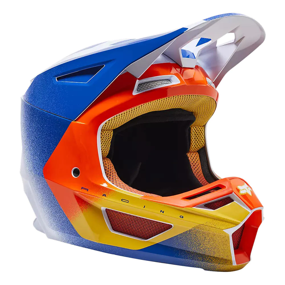 Casco Moto V2 RKANE - Talla: M, Color: Naranjo