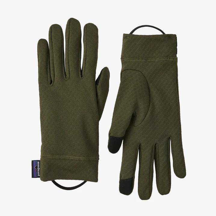 Guantes Capilene Midweight Liner Gloves - Color: Verde