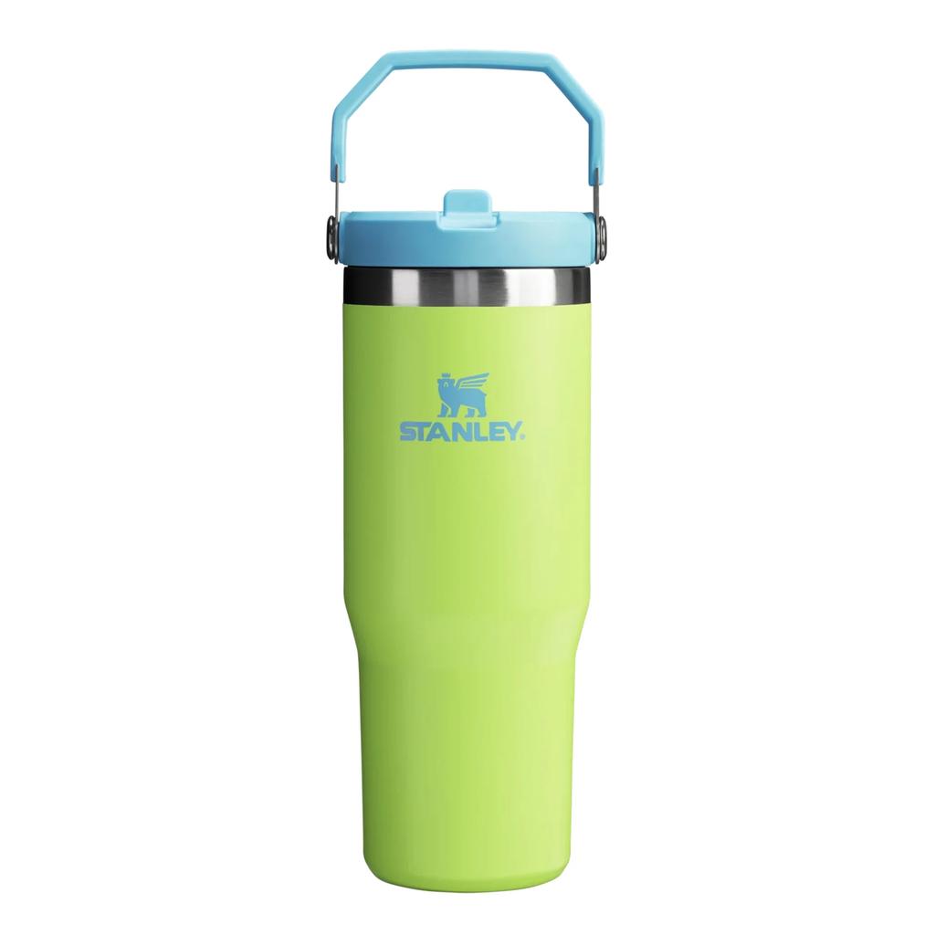 Miniatura Botella Térmica Flip Straw | 887 ml - Color: Verde,Celeste