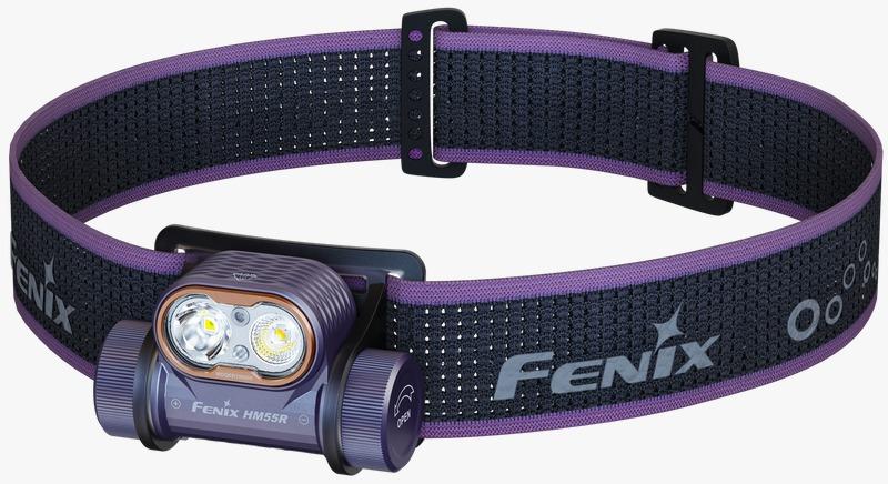 Miniatura Linterna Frontal Fenix HM55R - Color: Purpura