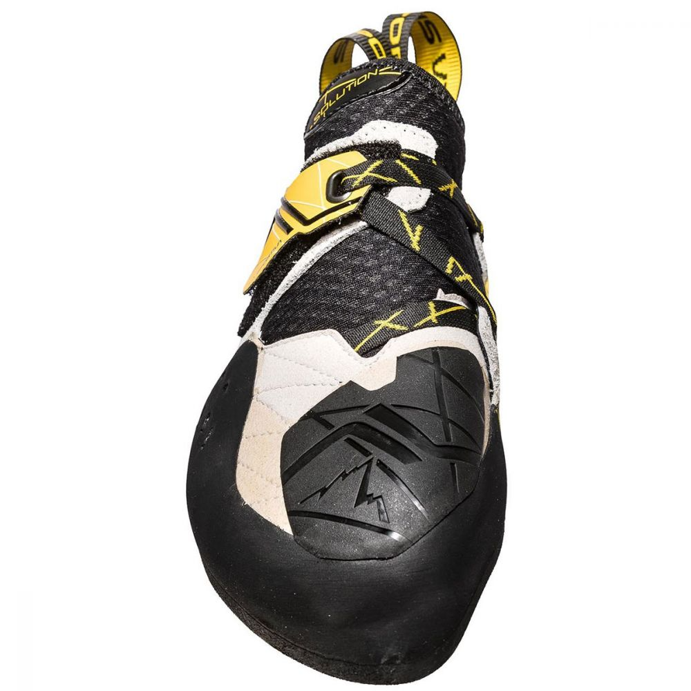 Miniatura Zapatilla de Escalada Solution - Color: White/Yellow