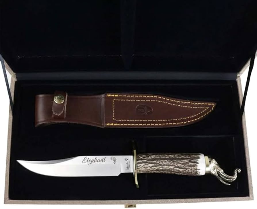 Caja Portacuchillo Big-5- Elefante - Color: Negro