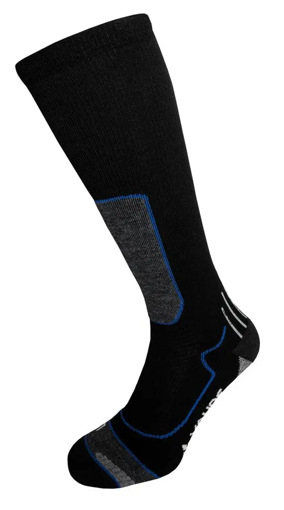 Calcetines Largos Lana Merino Para Senderismo TH Wool - Color: Blue