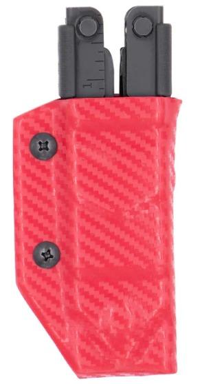 Miniatura Funda de Kydex para el Gerber MP600 - Color: Carbón Rojo
