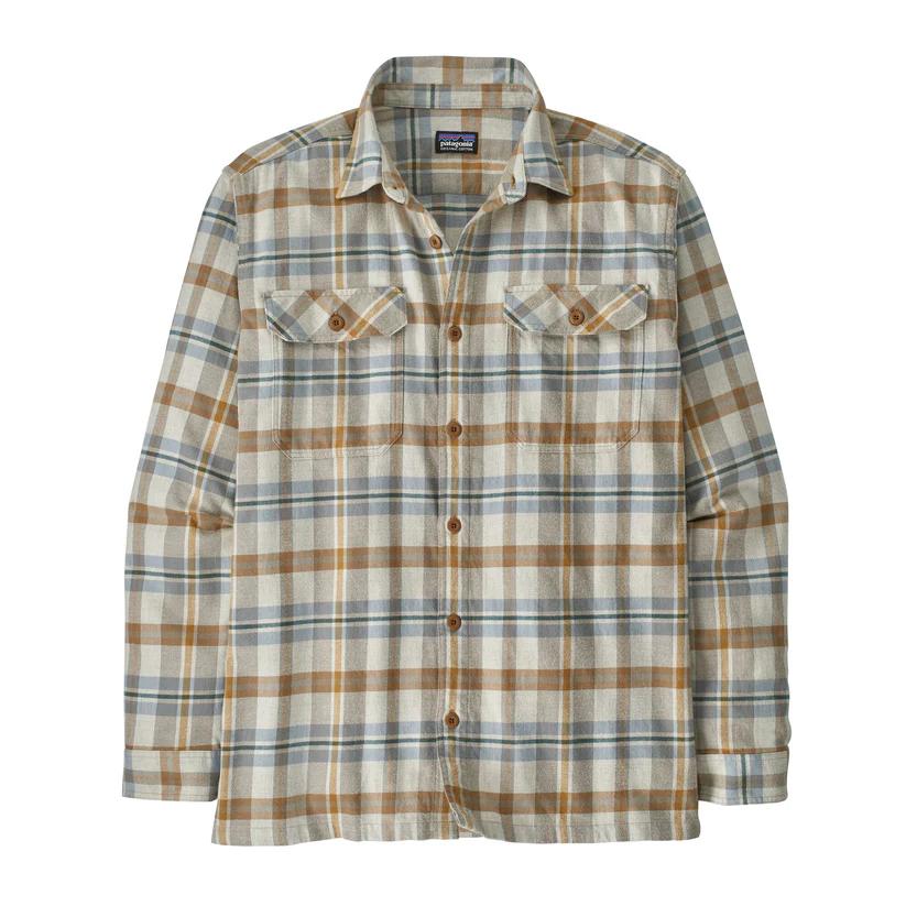 Miniatura Camisa Manga Larga Hombre Organic Cotton Midweight Fjord Flannel Shirt - Color: Neutro