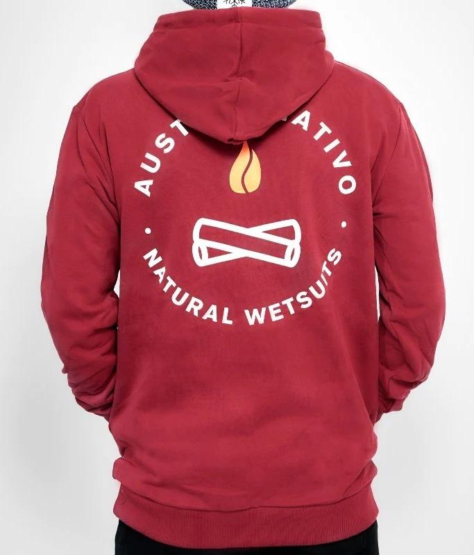 Hoodie Austral Nativo  - Color: Burgondy