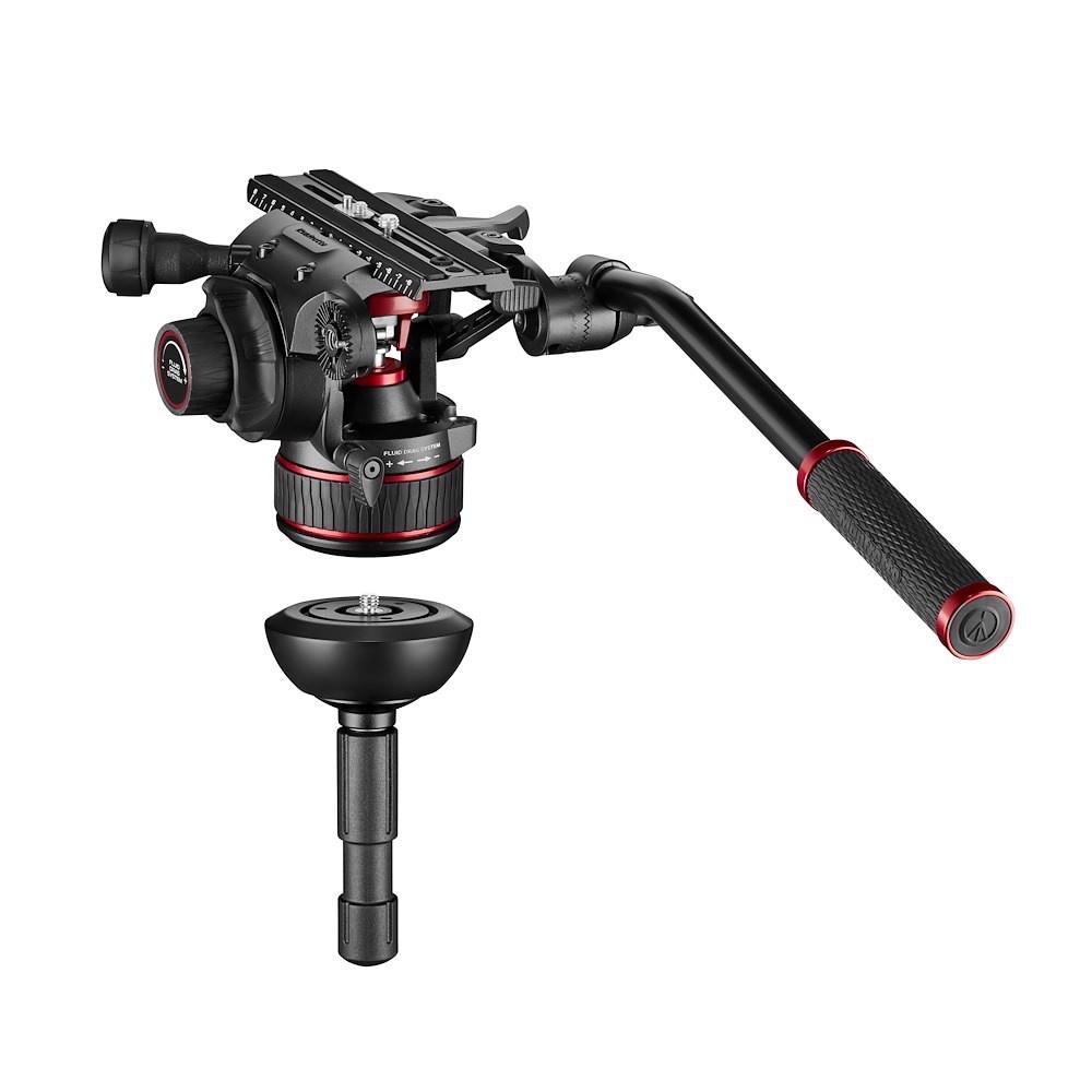 Rótula De Video Nitrotech 612 Y Trípode De Dos Patas CF Más -