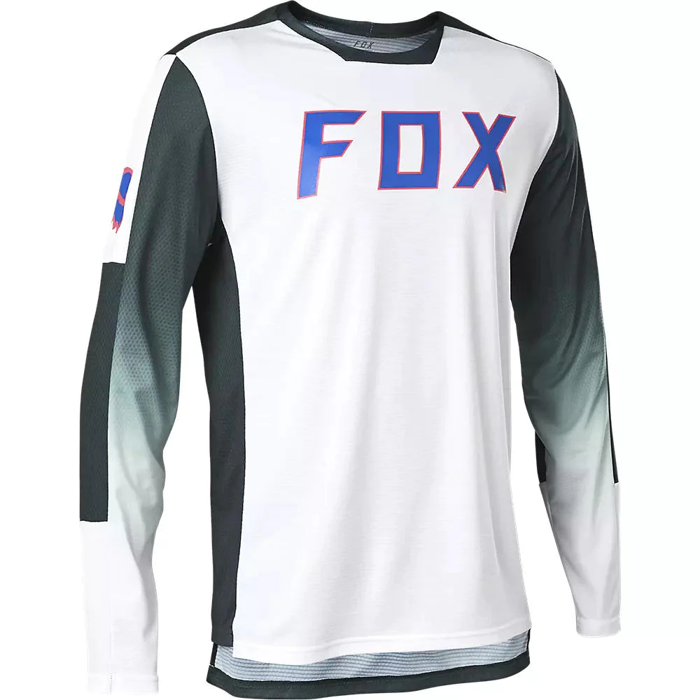Polera Hombre Bicicleta Defend Race Spec - Color: Blanco
