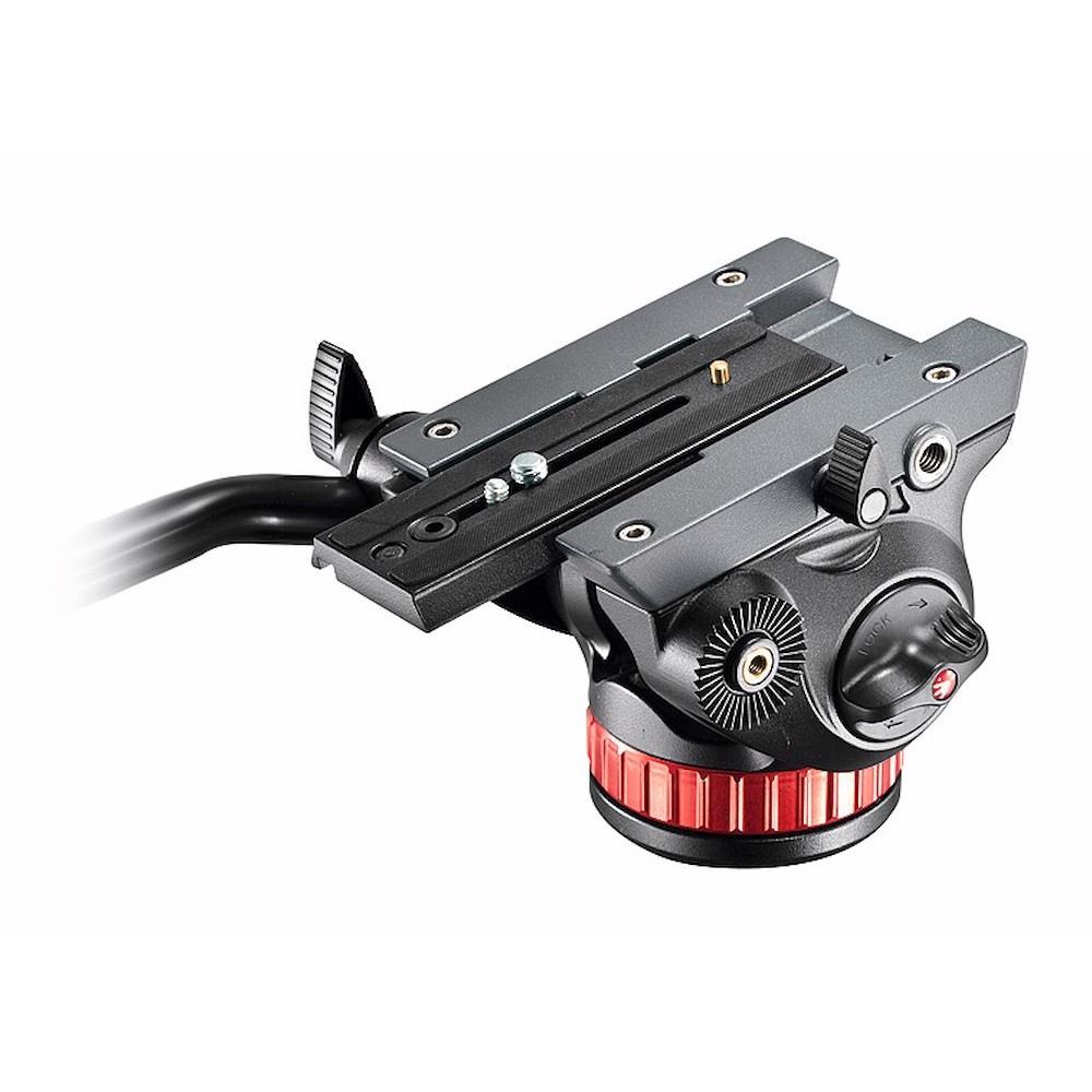 Cabezal De Vídeo Fluido 502 Con Base Plana -