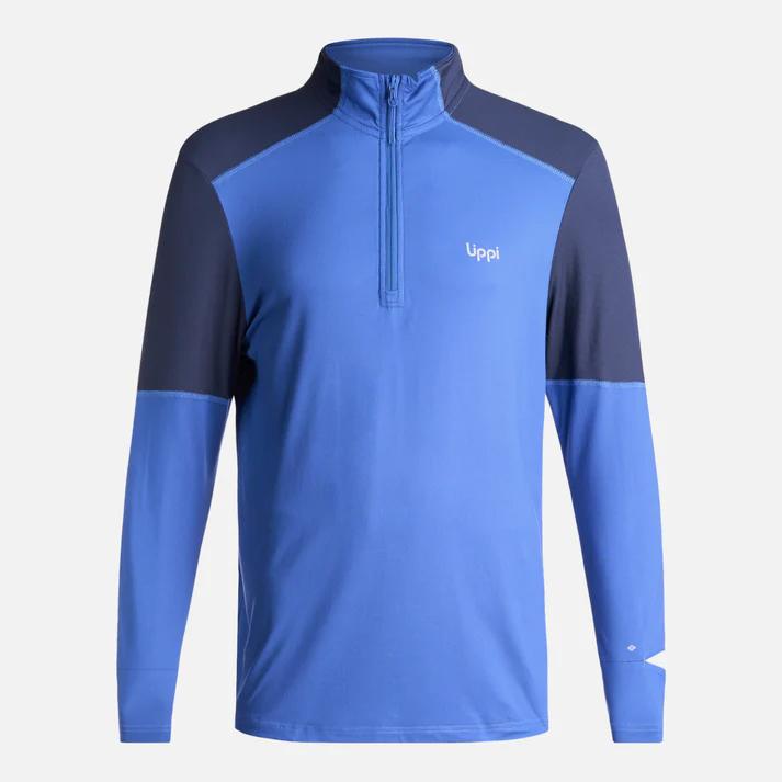 Poleron Hombre Puerto Trucco 14 Zip  - Color: Azul