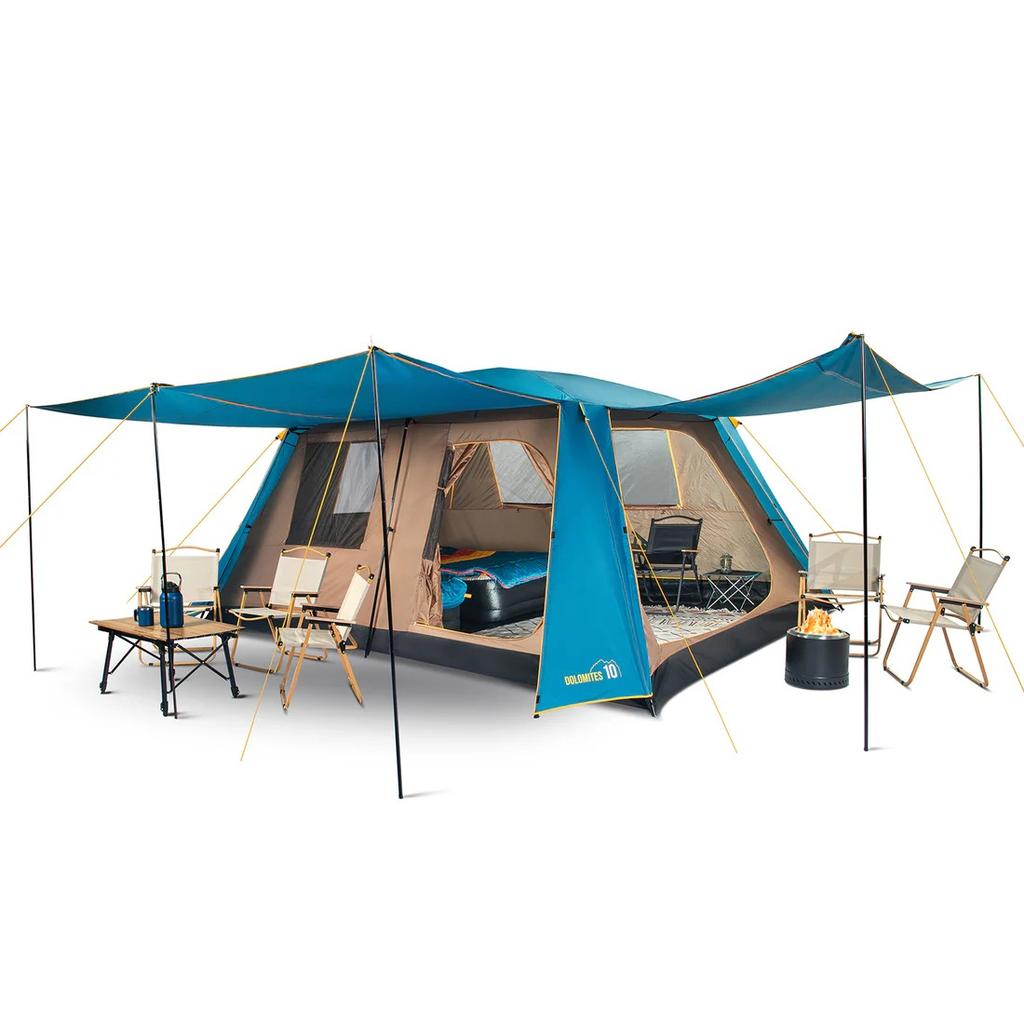 Carpa Camping Dolomites 10 personas doble toldo