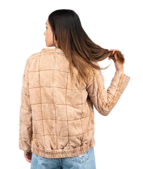 Miniatura Chaqueta City Style Mujer Mia Reciclada - Color: Cafe