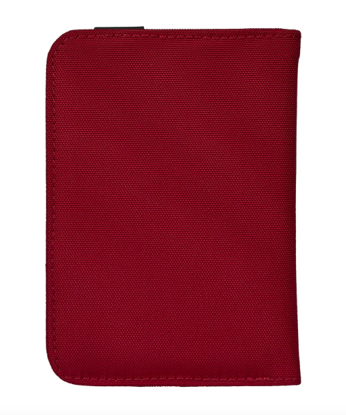 Porta Pasaportes Con Protección Rfid - Color: Rojo