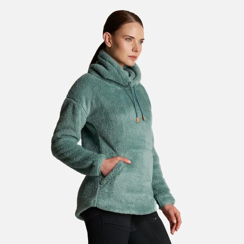 Poleron Mujer Warmy Sweatshirt - Color: Verde Claro