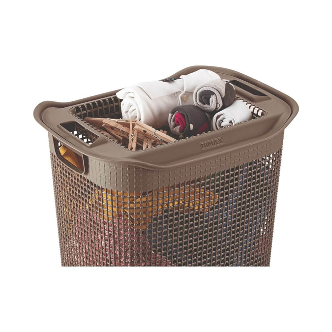 Cesta Ropa Linum Mocca - Color: Cafe