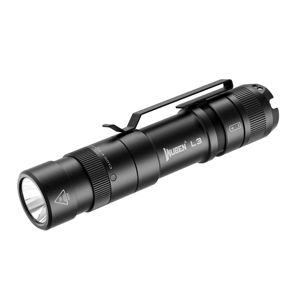 Miniatura Linterna Recargable L3 3000 Lumens - Color: Negro