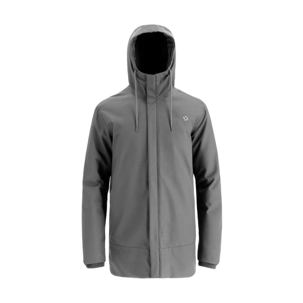 Parka Abrigo Eryx Hombre  - Color: Gris