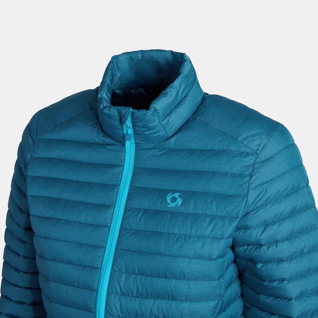 Miniatura Parka Térmica Light Meru Mujer - Color: Verde Azulado