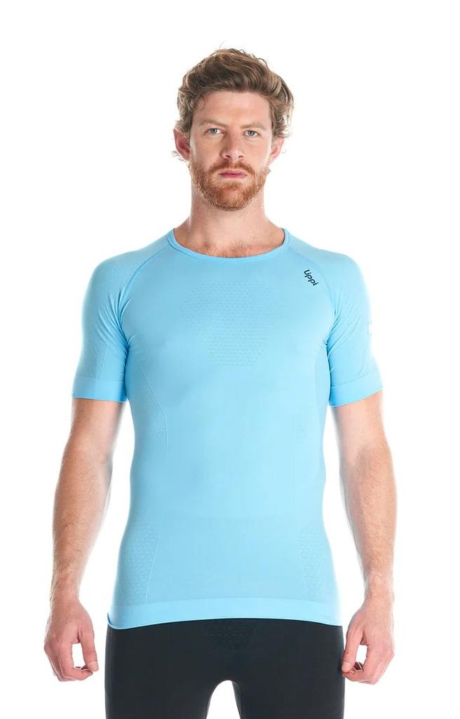 Primera Capa Hombre Skintec 1000 Seamless Short Sleeve - Color: Calipso