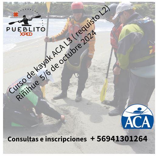 Curso de kayak ACA L3 5/6 de octubre de 2024