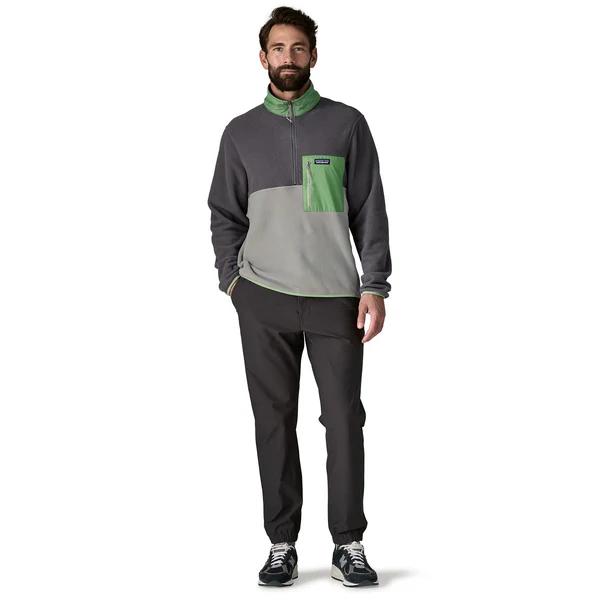 Miniatura Polar Hombre Microdini 1/2-Zip Pullover - Color: Gris