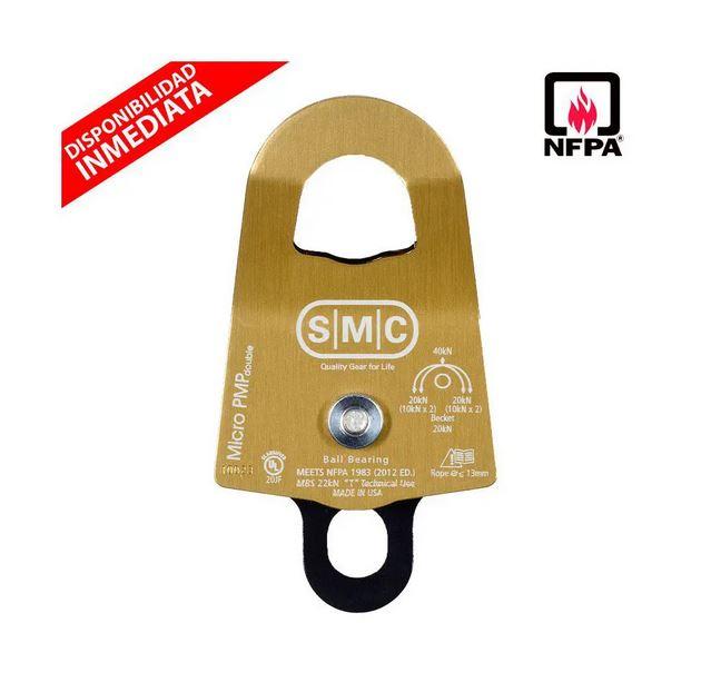 Polea Doble Micro Pmp (Nfpa) - Color: Dorado