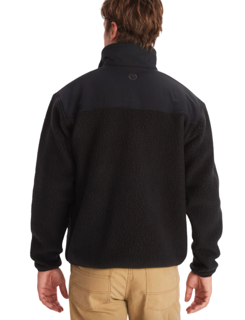 Polar Hombre Wiley Polartec Sherpa Fleece - Color: Negro
